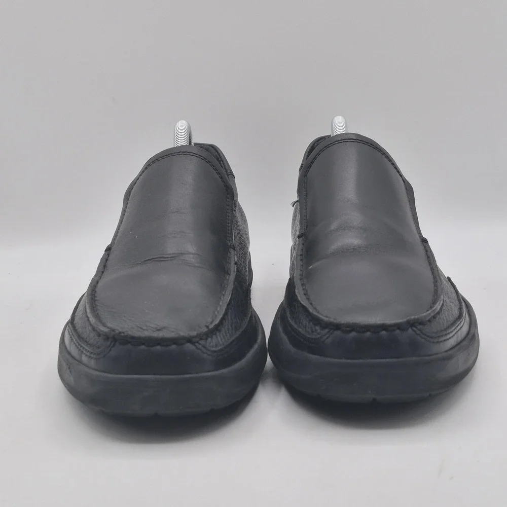 Bostonian Shoes Mens Size 9.5 Black Leather Slip On Oxford Dress‎ Comfort